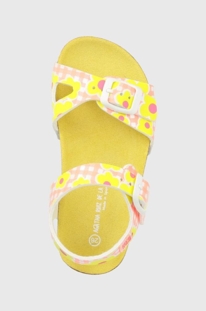Дитячі сандалі Agatha Ruiz de la Prada колір жовтий (3123162) фото 4