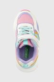 Дитячі кросівки United Colors of Benetton колір рожевий (3031164)