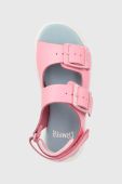 Дитячі шкіряні сандалі Camper Oruga колір рожевий (3164900)