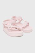 Дитячі сандалі Polo Ralph Lauren колір рожевий