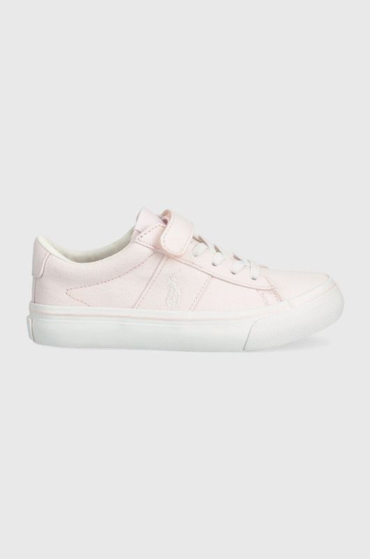 Дитячі кеди Polo Ralph Lauren колір рожевий (3176225)
