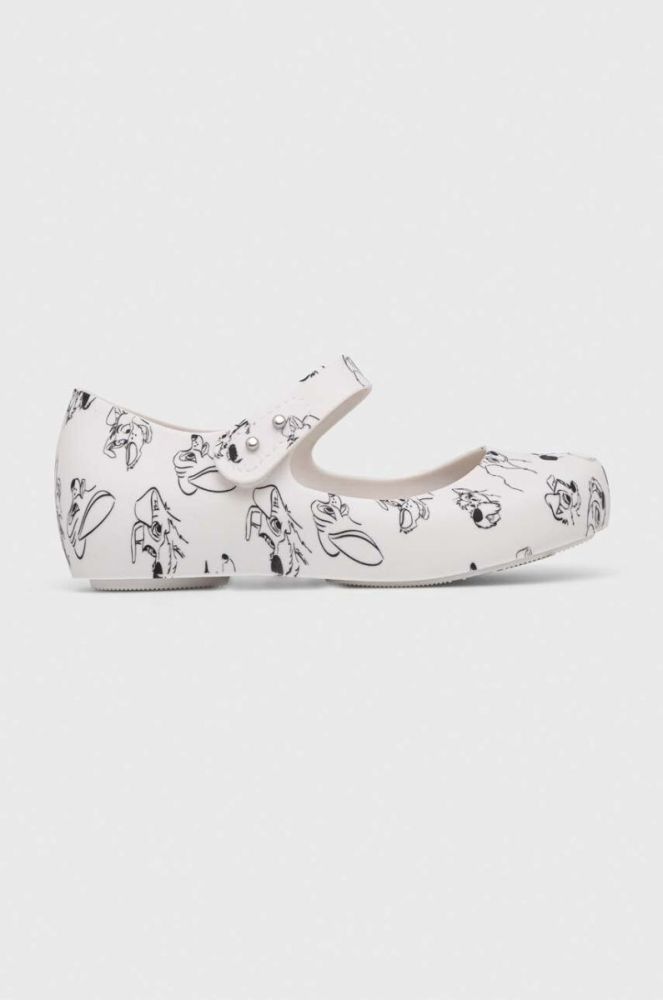 Дитячі балетки Melissa x Disney колір білий фото 3