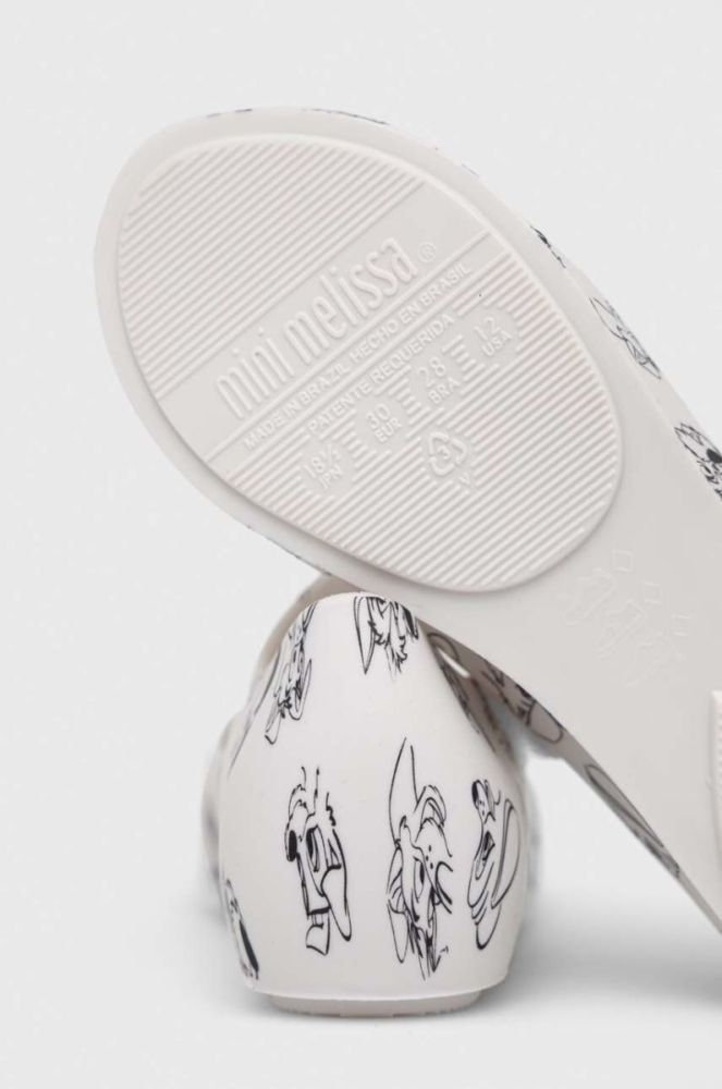 Дитячі балетки Melissa x Disney колір білий фото 5