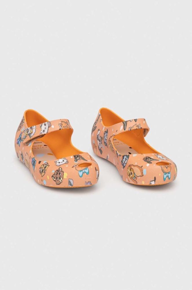 Дитячі балетки Melissa x Disney колір помаранчевий фото 3