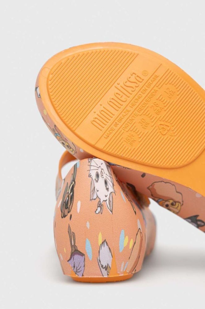 Дитячі балетки Melissa x Disney колір помаранчевий фото 4