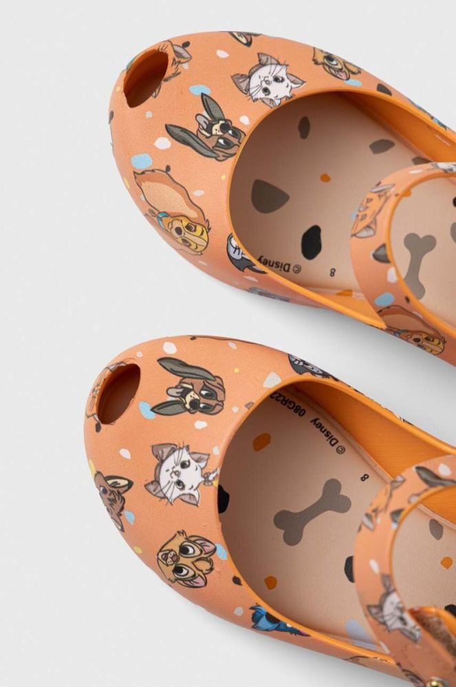 Дитячі балетки Melissa x Disney колір помаранчевий фото 5