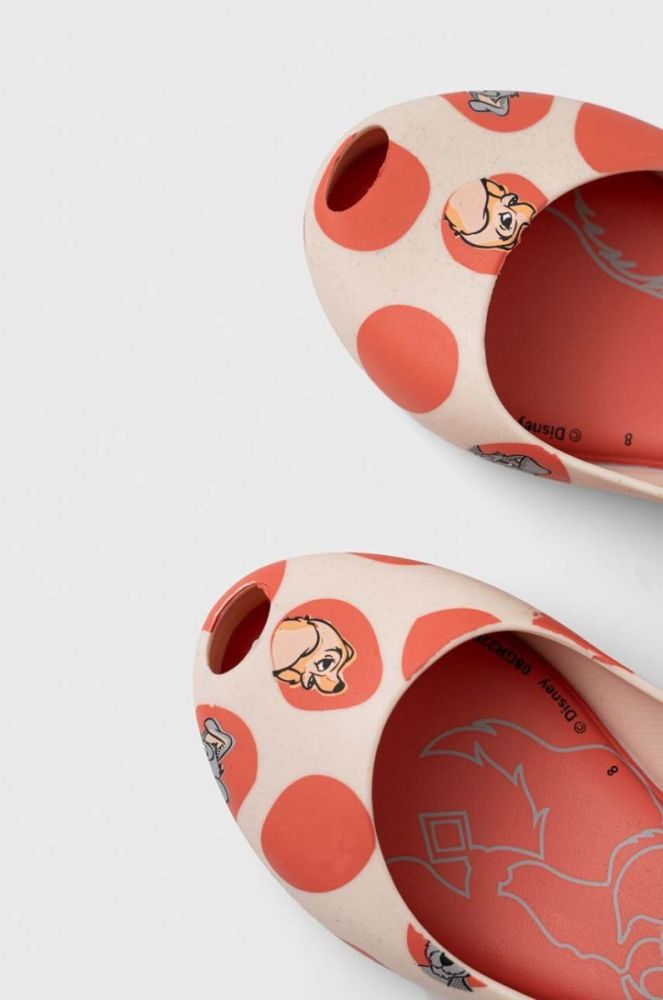 Дитячі балетки Melissa x Disney колір рожевий фото 5