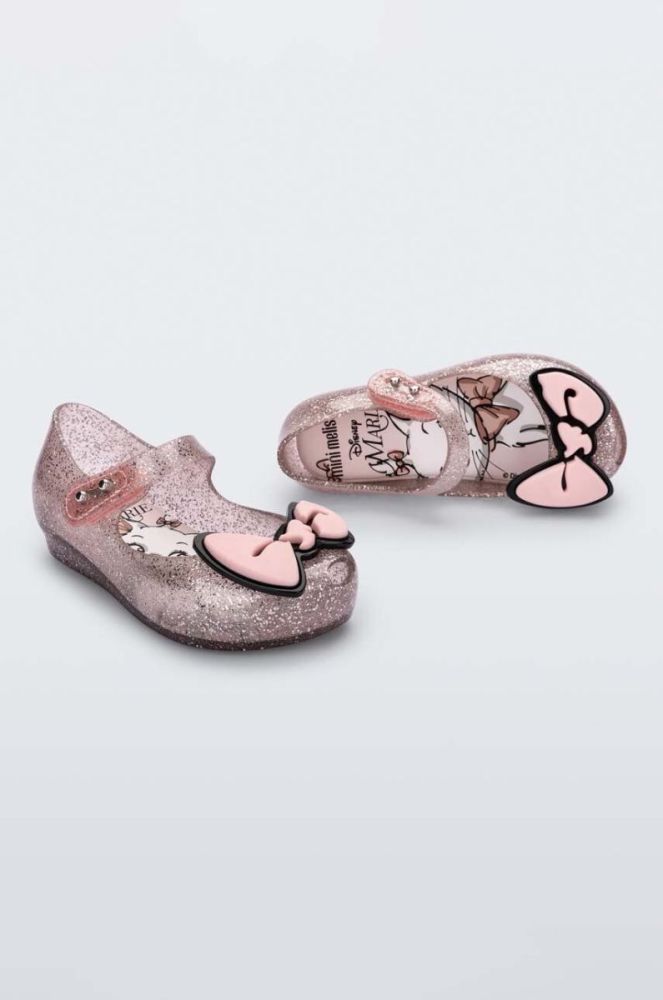 Дитячі балетки Melissa x Disney колір срібний фото 6