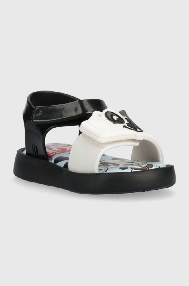 Дитячі сандалі Melissa x Disney колір чорний фото 4