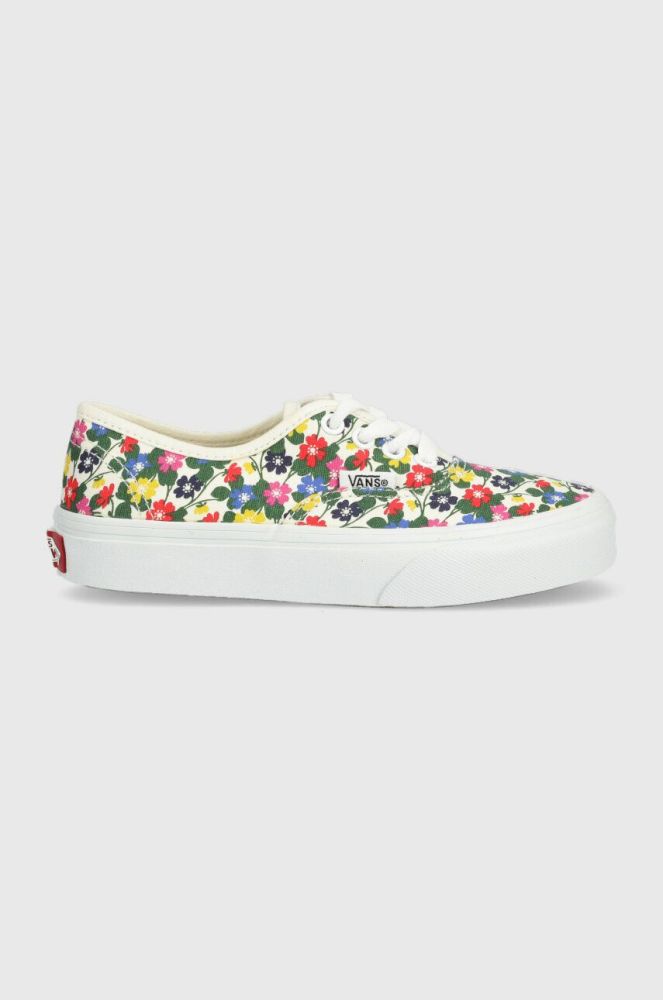 Дитячі кеди Vans UY Authentic FLRL WHITE колір барвистий