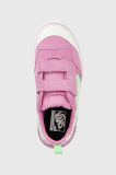 Дитячі кеди Vans UY ComfyCush New Skool V SUNN CYCLM колір фіолетовий