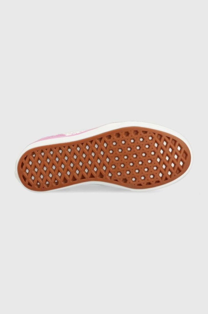 Дитячі кеди Vans UY ComfyCush New Skool V SUNN CYCLM колір фіолетовий