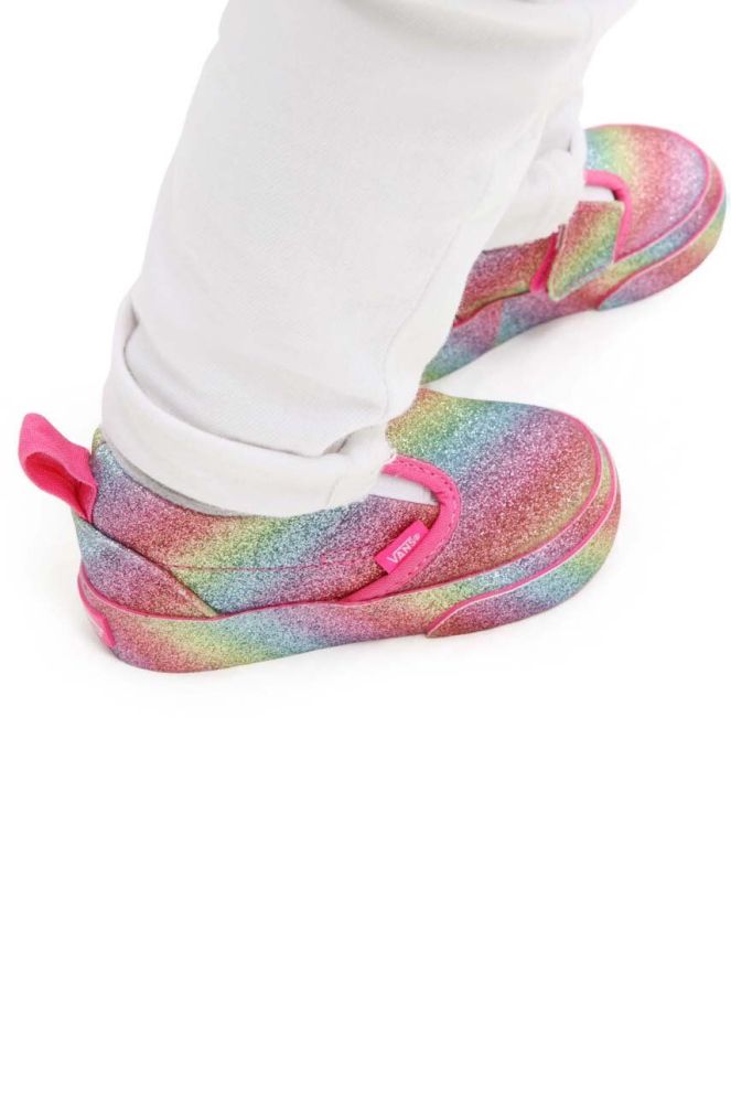 Дитячі кеди Vans TD Slip On V CTHR CHBD MBLUE колір барвистий