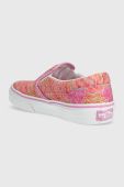 Дитячі кеди Vans UY Classic Slip On CTHR CHBD TRDWN колір помаранчевий