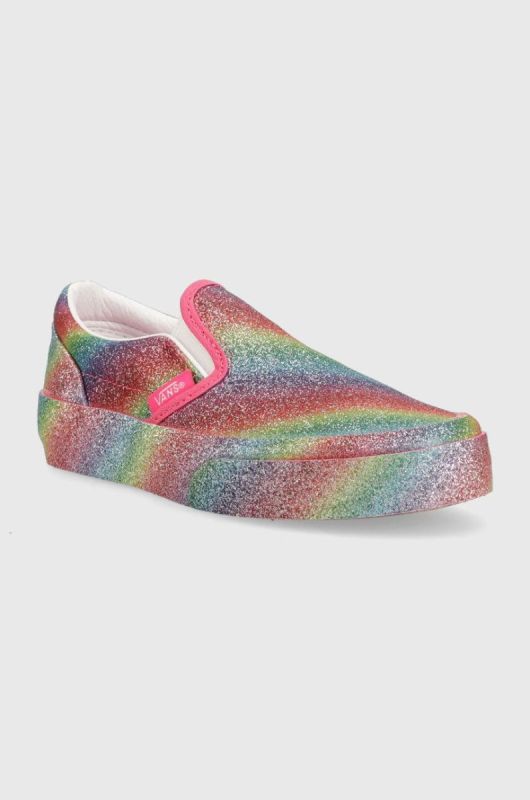 Дитячі кеди Vans UY Classic Slip On CTHR CHBD TRDWN колір барвистий (3156330) фото 2