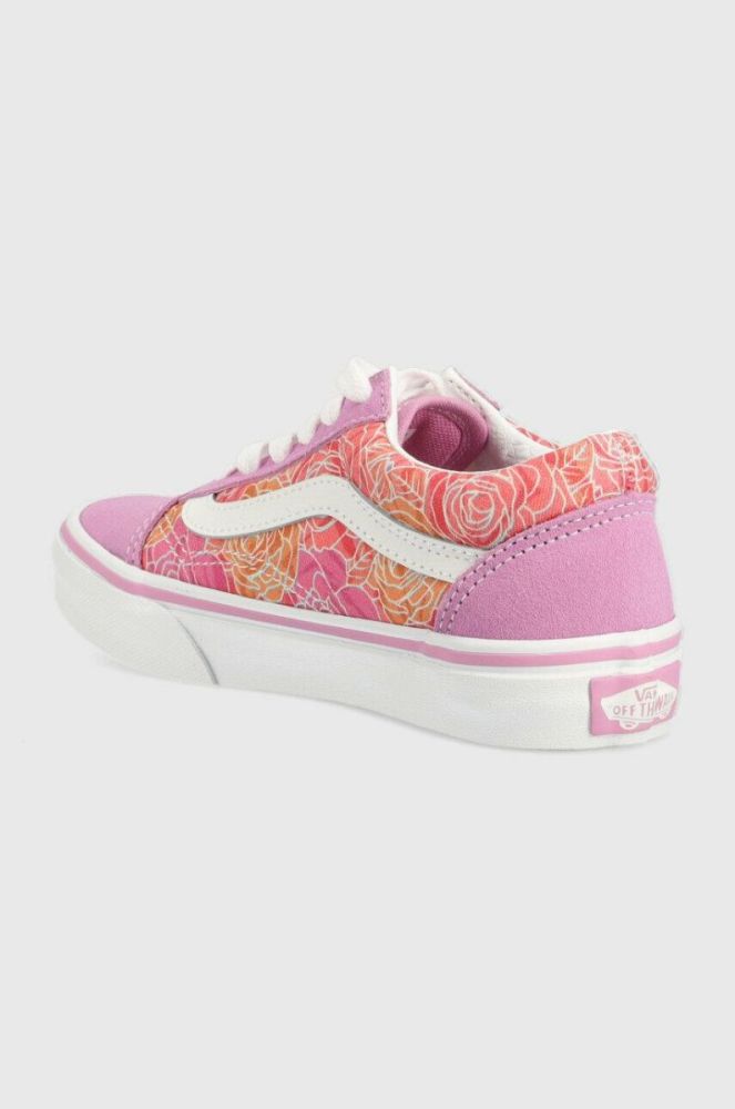 Дитячі кеди Vans UY Old Skool ROSE MPINK Колір фіолетовий колір фіолетовий фото 3