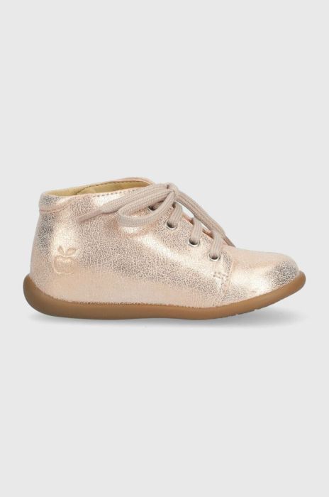 Дитячі шкіряні туфлі Pom D'api колір рожевий (3064339) Дитячі шкіряні туфлі Pom D'api колір рожевий (3064339)