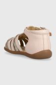 Дитячі шкіряні сандалі Pom D'api колір рожевий (3207365)