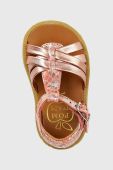 Дитячі шкіряні сандалі Pom D'api колір рожевий (3007468)