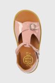 Дитячі шкіряні сандалі Pom D'api колір рожевий (3251017)