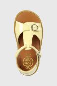 Дитячі шкіряні сандалі Pom D'api колір жовтий (3247815)