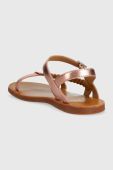 Дитячі шкіряні сандалі Pom D'api колір рожевий (2988285)
