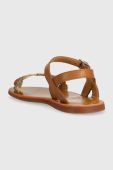 Дитячі шкіряні сандалі Pom D'api колір коричневий (2988295)