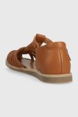 Дитячі шкіряні сандалі Pom D'api колір коричневий (3170506)