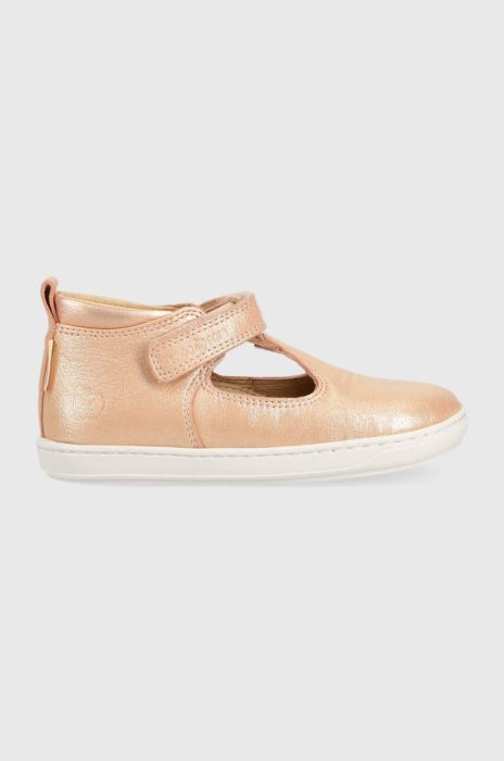 Дитячі шкіряні туфлі Shoo Pom колір рожевий (3247846)