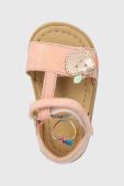 Дитячі шкіряні сандалі Shoo Pom колір рожевий (3207423)