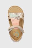 Дитячі шкіряні сандалі Shoo Pom колір рожевий (3207446)