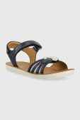 Дитячі шкіряні сандалі Shoo Pom колір синій (3058106)