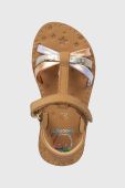 Дитячі шкіряні сандалі Shoo Pom колір коричневий (3207507)