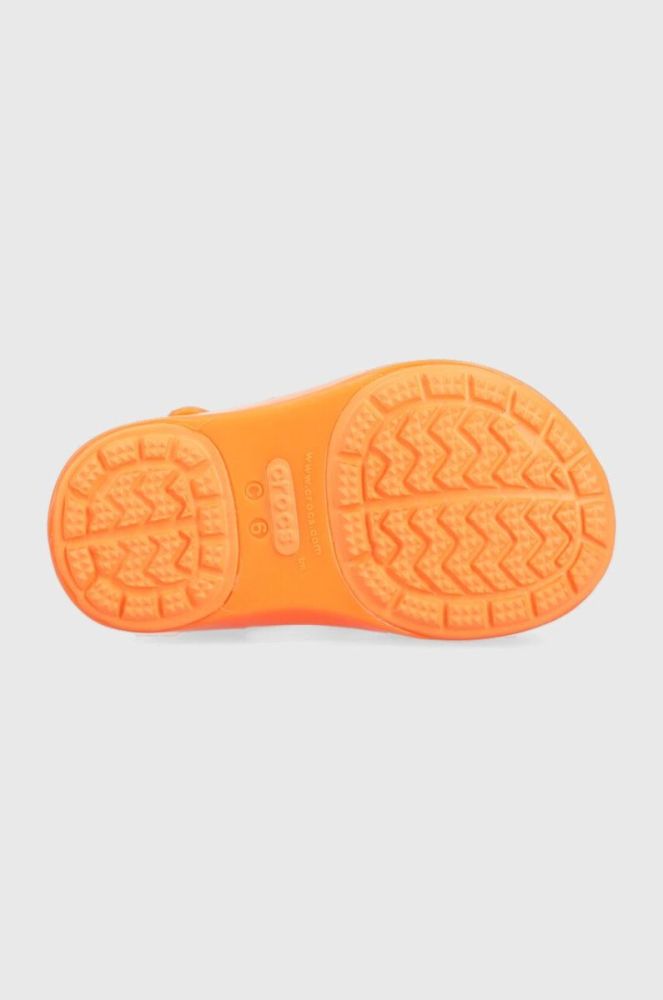 Дитячі сандалі Crocs ISABELLA CHARM SANDAL колір помаранчевий фото 5