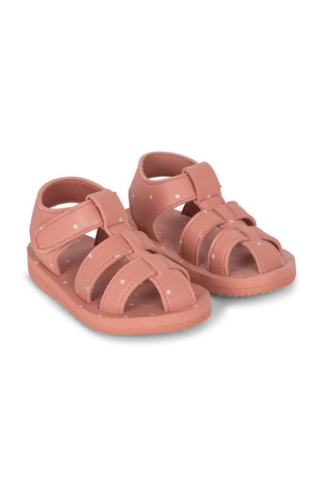 Дитячі сандалі Konges Sl?jd колір рожевий (3176352)
