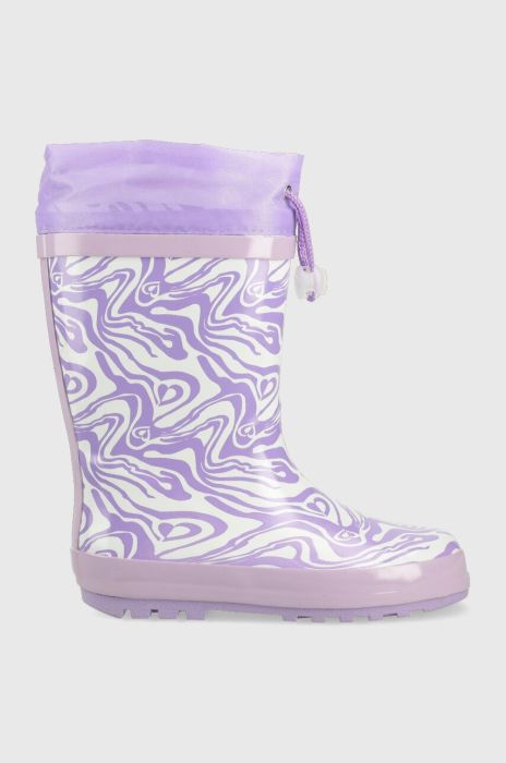 Дитячі гумові чоботи Lemon Explore колір фіолетовий (3163183)
