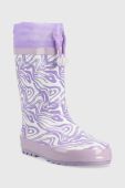 Дитячі гумові чоботи Lemon Explore колір фіолетовий (3163183)