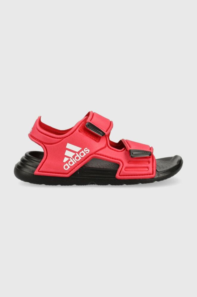 Дитячі сандалі adidas ALTASWIM C колір червоний