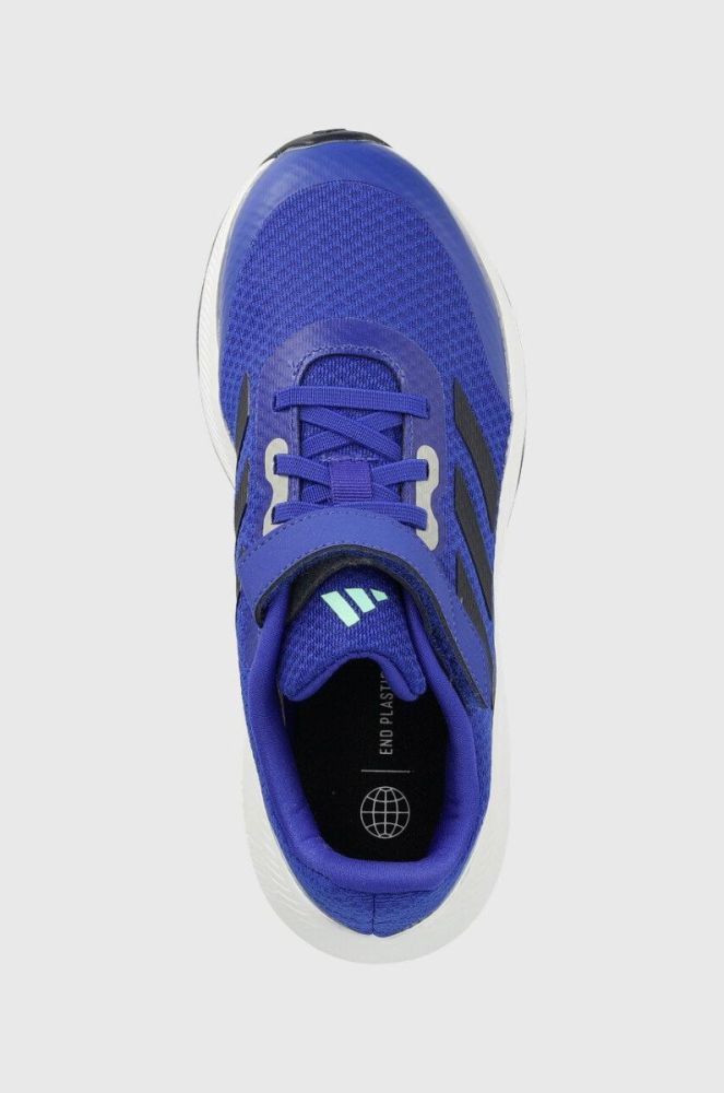 Дитячі кросівки adidas RUNFALCON 3.0 EL K колір блакитний фото 4