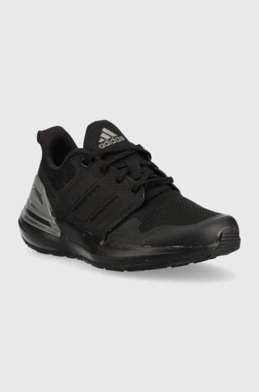 Дитячі кросівки adidas RapidaSport K колір чорний фото 2