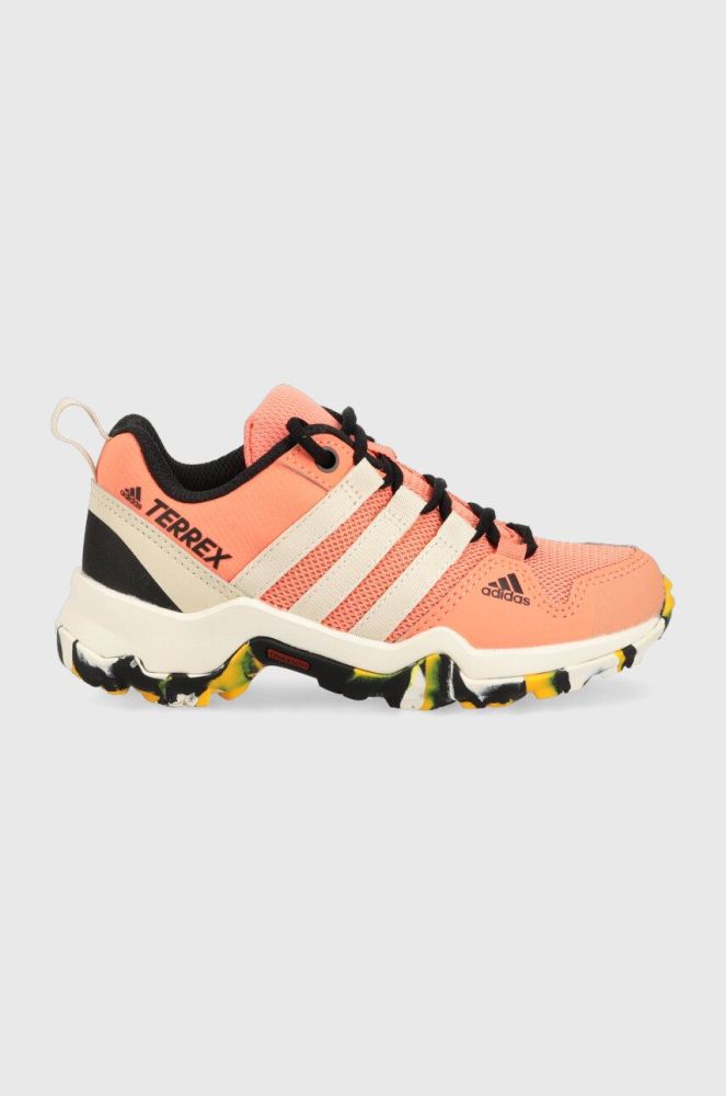 Дитячі черевики adidas TERREX TERREX AX2R K колір помаранчевий