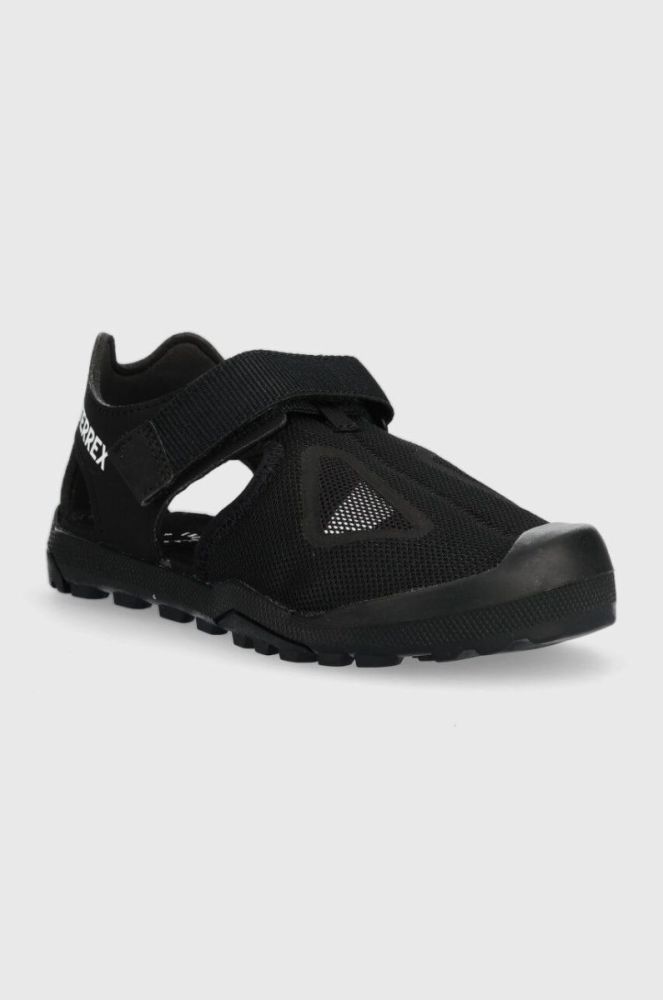 Дитячі сандалі adidas TERREX TERREX CAPTAIN TOEY колір чорний фото 2