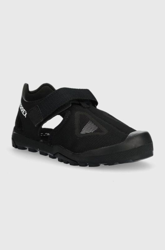 Дитячі сандалі adidas TERREX TERREX CAPTAIN TOEY колір чорний фото 2