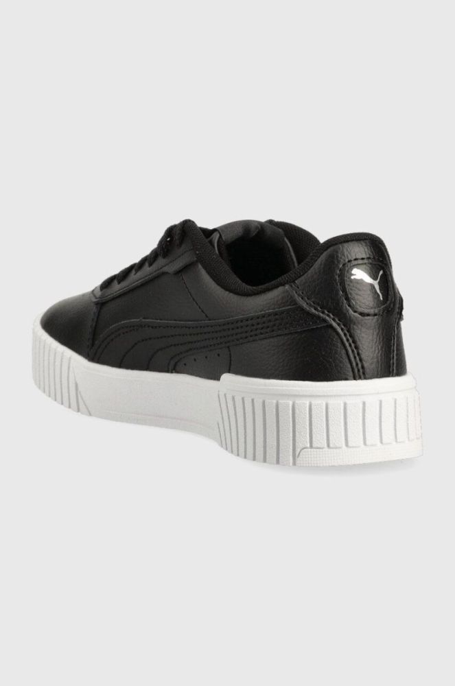 Дитячі шкіряні кросівки Puma Carina 2.0 Jr колір чорний фото 3