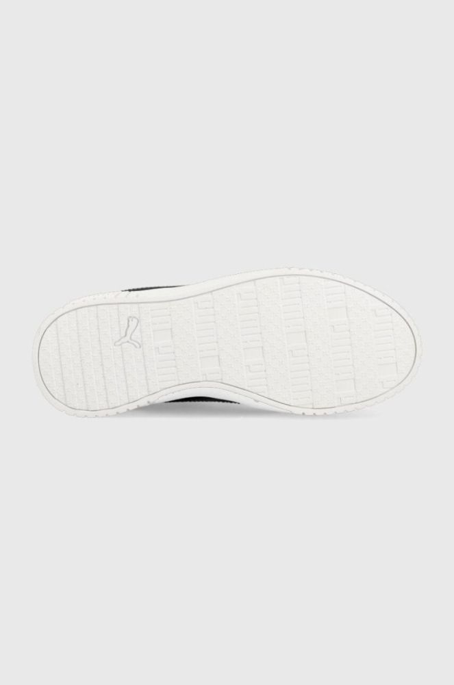 Дитячі шкіряні кросівки Puma Carina 2.0 Jr колір чорний фото 5