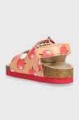 Дитячі сандалі United Colors of Benetton колір помаранчевий