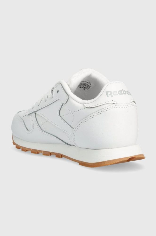 Дитячі шкіряні кросівки Reebok Classic CLASSIC LEATHER колір білий (2903001) фото 3