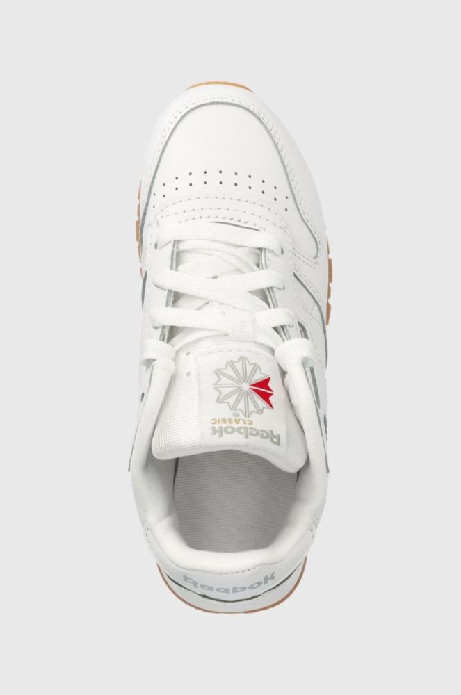 Дитячі шкіряні кросівки Reebok Classic CLASSIC LEATHER колір білий (2903001) фото 4