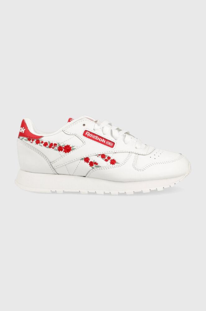 Дитячі кросівки Reebok Classic CL LTHR колір білий (3259043)