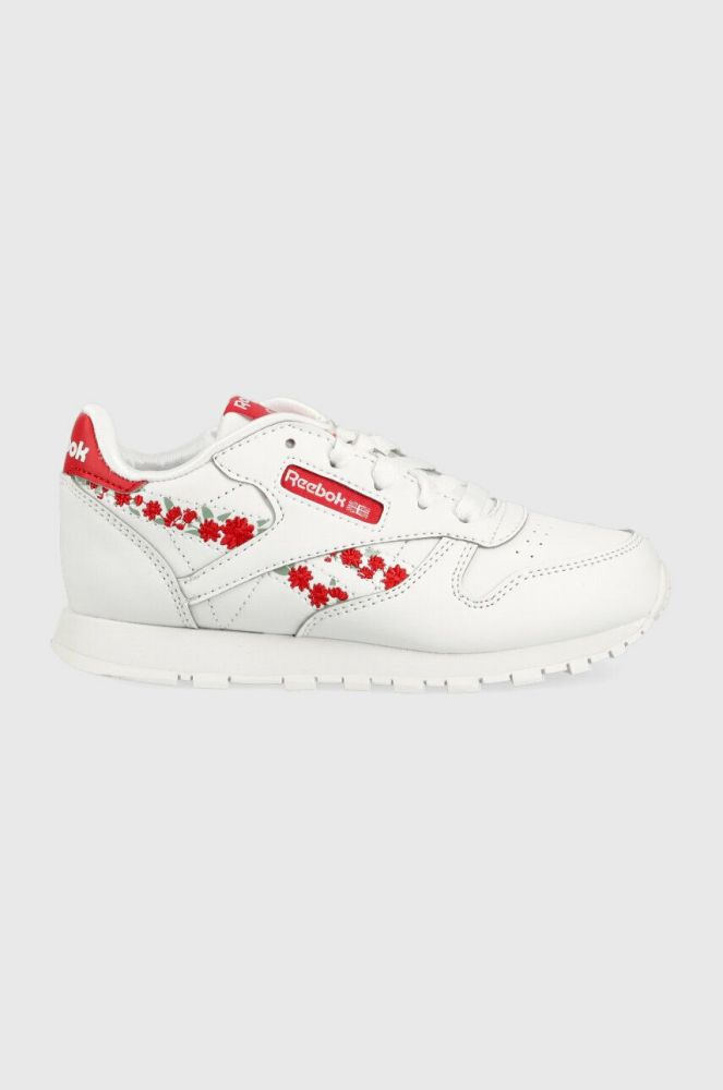 Дитячі кросівки Reebok Classic CL LTHR колір білий (2982586)